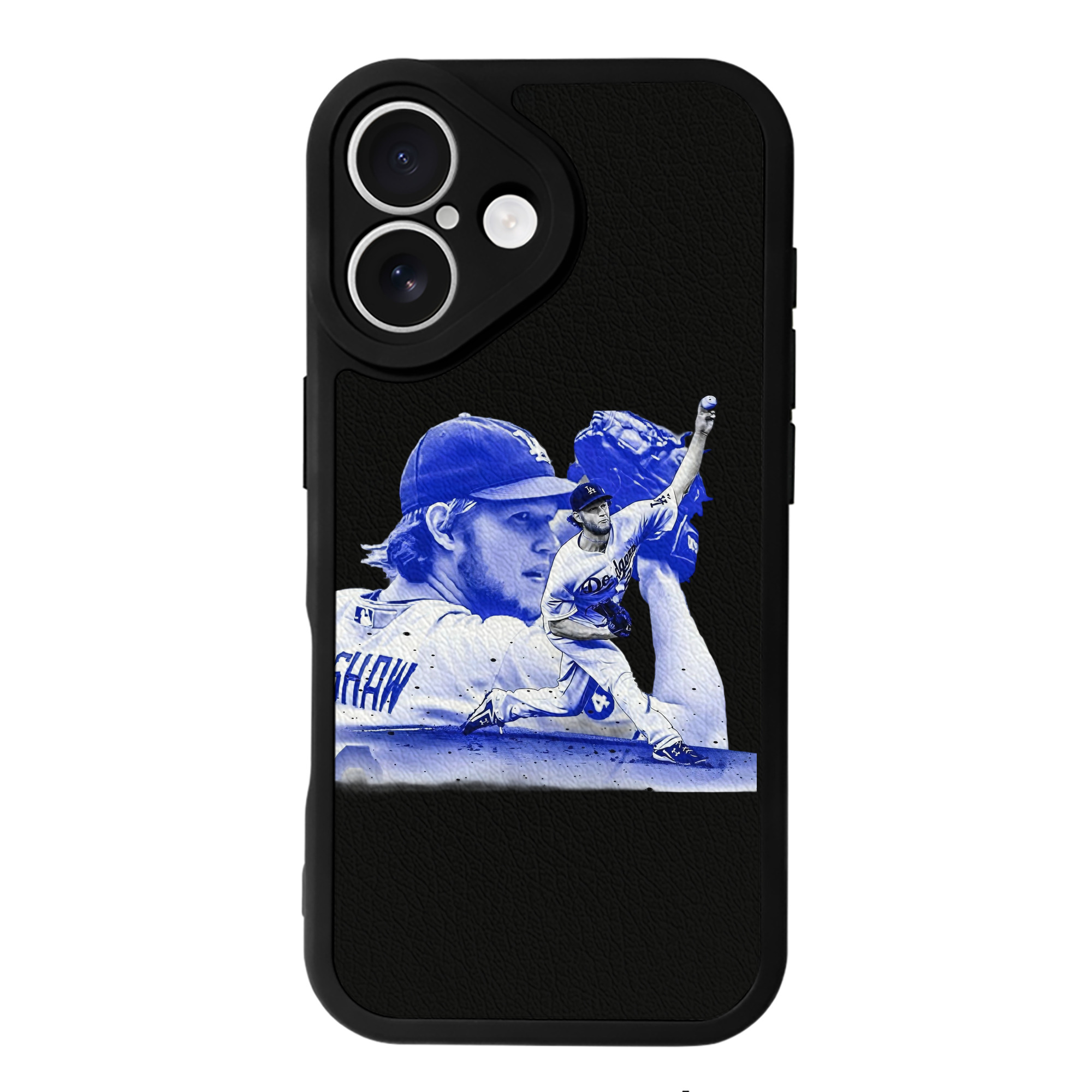 Clayton Kershaw 3 IPhone 16 Silicone Leather Case – UV Print, Lambskin Texture – Perfect Fit, Wireless Charging Compatible, Scratch Resistant, Precise Cutouts – Stylish Protection For IPhone 16